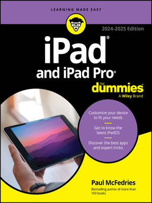 cover image of iPad and iPad Pro For Dummies